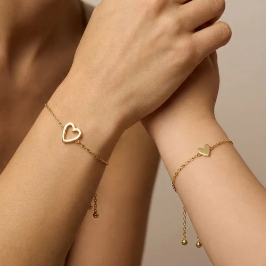 Cœurs liés™ - Bracelets coeurs assortis
