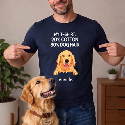 Fur Buddy™ personalized pet t-shirt for Dad