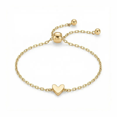 Solid Heart Bracelet (Single)