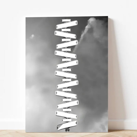 Crossed Paths™ personalized family name signpost canvas
