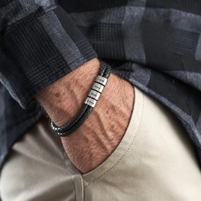 My People™ – Personalized Leather Bracelet