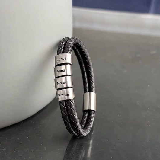 My People™ – Personalized Leather Bracelet