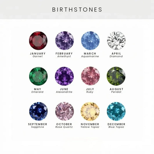 Precious™ personalized initial ring with birthstone