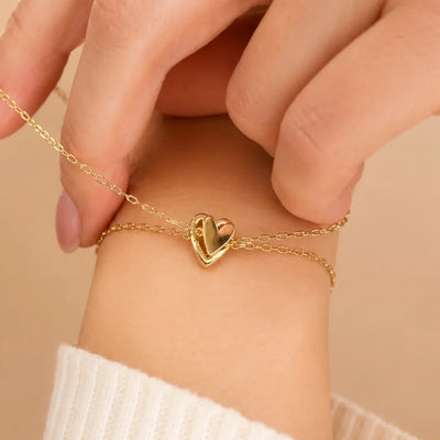Cœurs liés™ - Bracelets coeurs assortis
