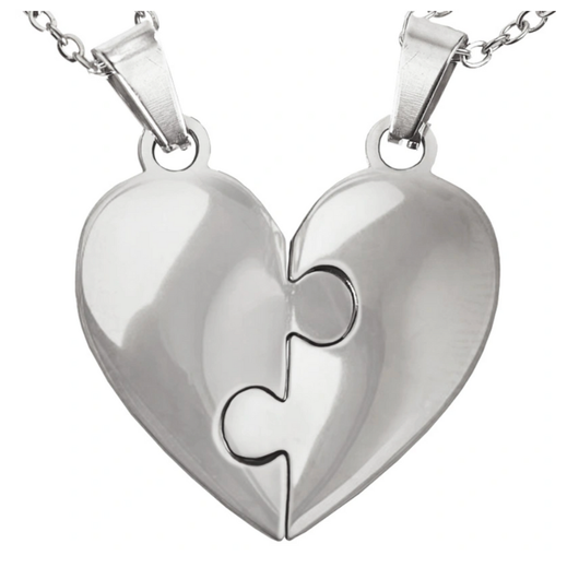 Pieces of Us™ – Personalized Family Puzzle Necklace Set