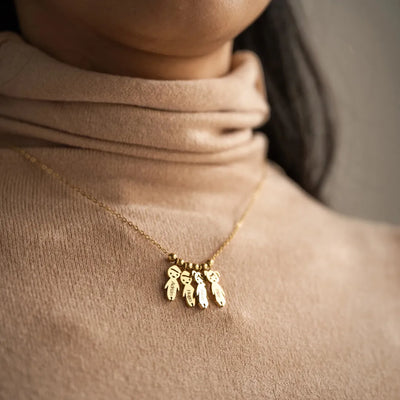 A Mother's Love™ personalized necklace with children's names for Mom