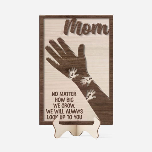 Close to You™ personalized wooden plaque for Dad or Mom