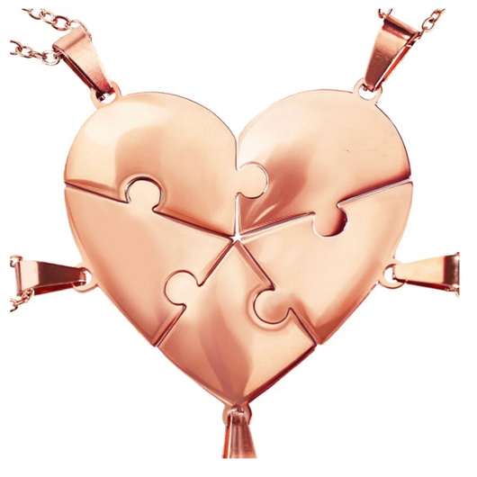 Pieces of Us™ – Personalized Family Puzzle Necklace Set