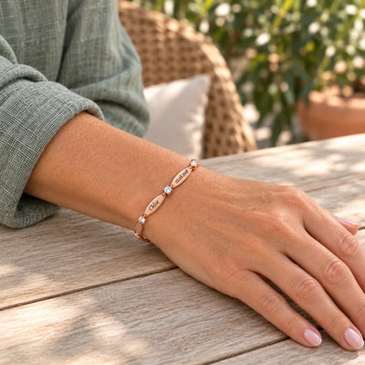 Love Links™ personalized bracelet engraved with names