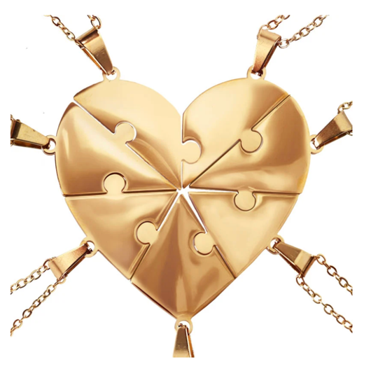 Pieces of Us™ – Personalized Family Puzzle Necklace Set