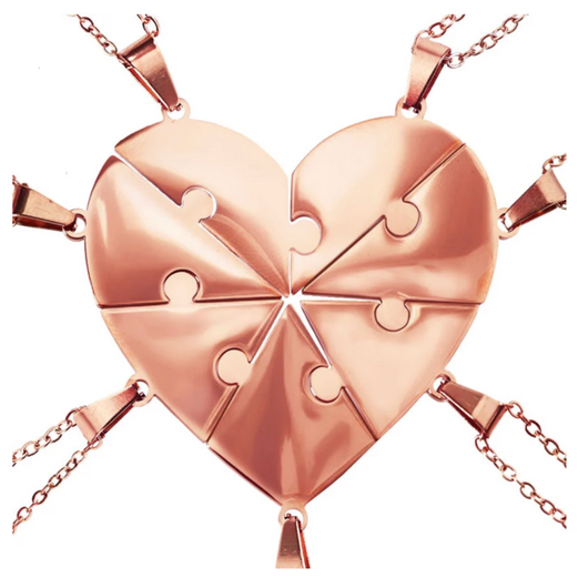 Pieces of Us™ – Personalized Family Puzzle Necklace Set