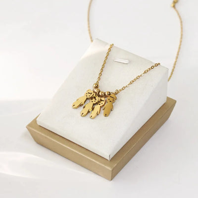 A Mother's Love™ personalized necklace with children's names for Mom