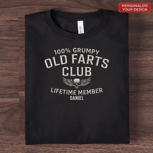Lifetime Member™ personalized funny t-shirt for Dad