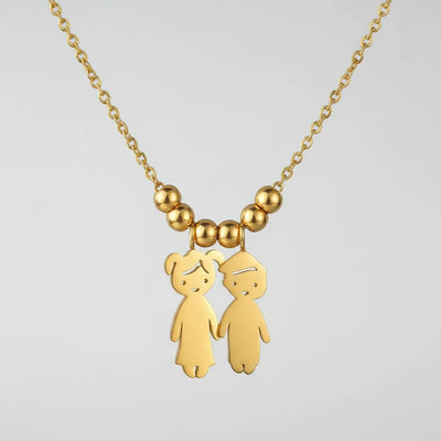 A Mother's Love™ personalized necklace with children's names for Mom