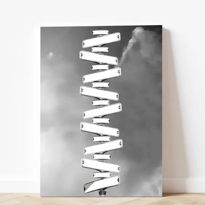 Crossed Paths™ personalized family name signpost canvas