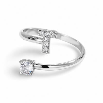 Promesse™ - Bague Initiale ajustable