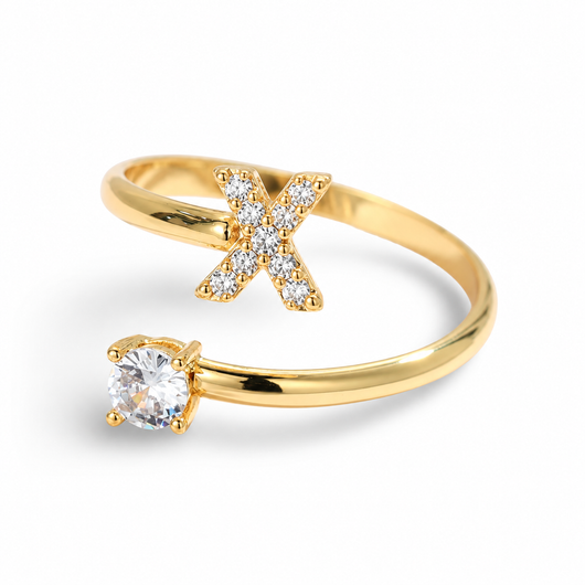 Promesse™ - Bague Initiale ajustable