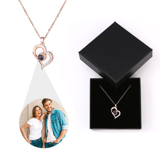 Our Secret™ – Personalized Heart Photo Necklace