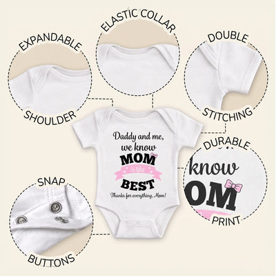 Little Love™ personalized baby bodysuit for Mom