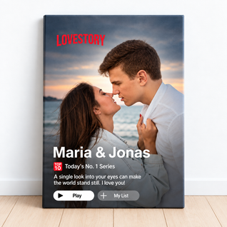 Our Story™ – Personalized Love Story Canvas