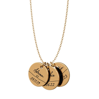 Eternal Link™ personalized name and date necklace