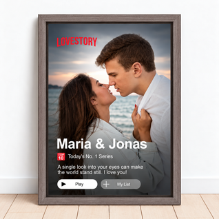 Our Story™ – Personalized Love Story Canvas