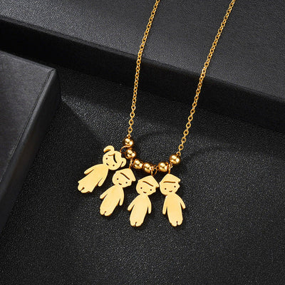 A Mother's Love™ personalized necklace with children's names for Mom