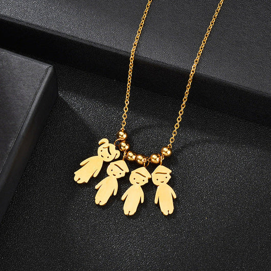 A Mother's Love™ personalized necklace with children's names for Mom