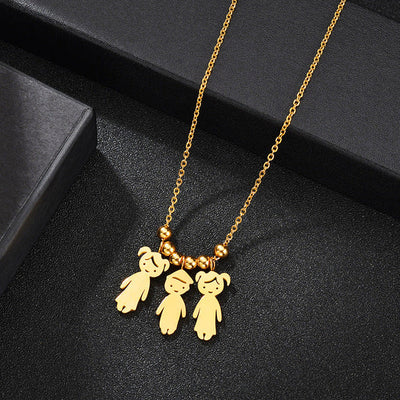 A Mother's Love™ personalized necklace with children's names for Mom