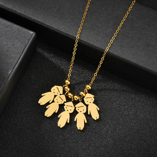 A Mother's Love™ personalized necklace with children's names for Mom