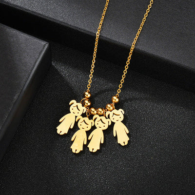 A Mother's Love™ personalized necklace with children's names for Mom