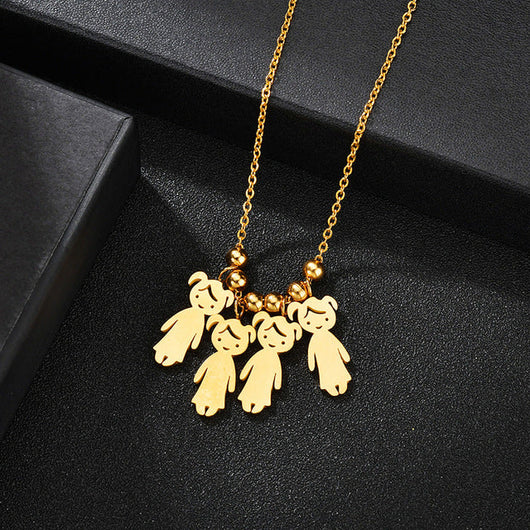 A Mother's Love™ personalized necklace with children's names for Mom