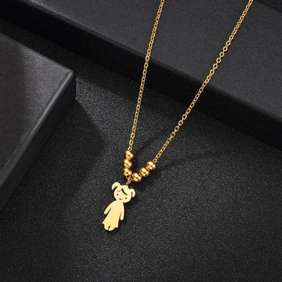 A Mother's Love™ personalized necklace with children's names for Mom