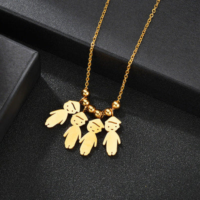A Mother's Love™ personalized necklace with children's names for Mom