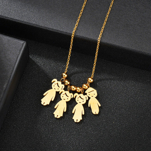 A Mother's Love™ personalized necklace with children's names for Mom