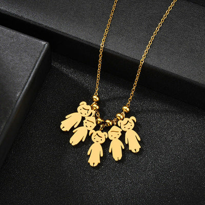 A Mother's Love™ personalized necklace with children's names for Mom
