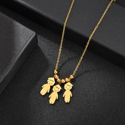 A Mother's Love™ personalized necklace with children's names for Mom