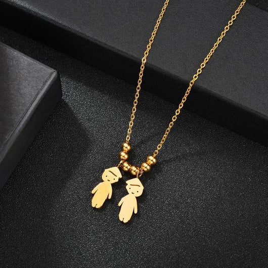 A Mother's Love™ personalized necklace with children's names for Mom