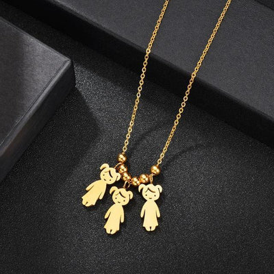 A Mother's Love™ personalized necklace with children's names for Mom