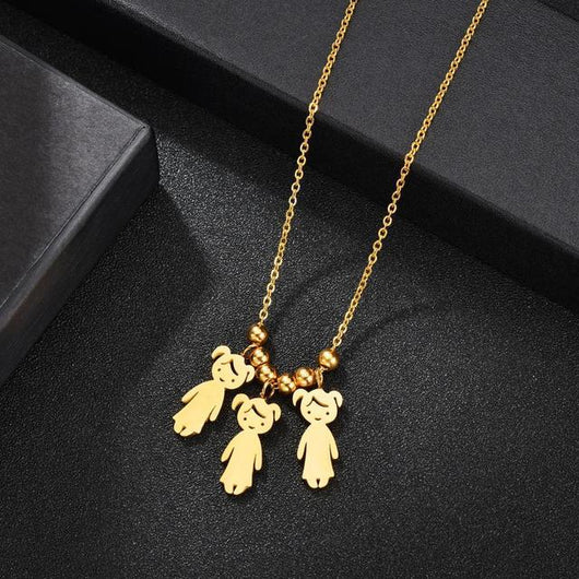 A Mother's Love™ personalized necklace with children's names for Mom