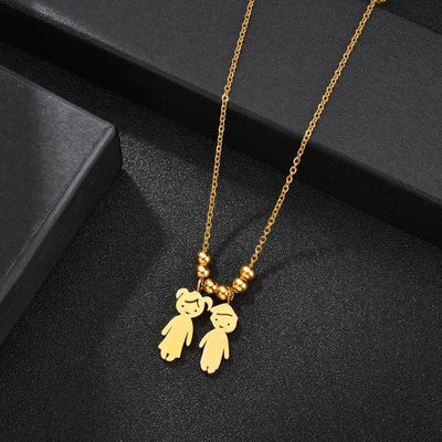 A Mother's Love™ personalized necklace with children's names for Mom