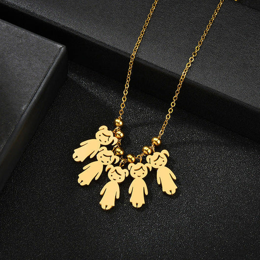 A Mother's Love™ personalized necklace with children's names for Mom