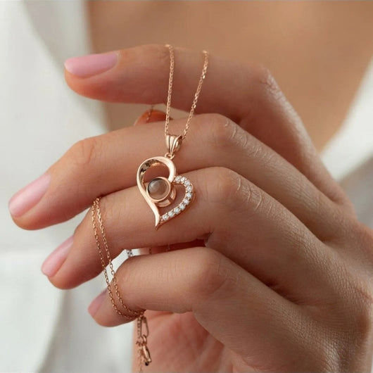 Our Secret™ – Personalized Heart Photo Necklace