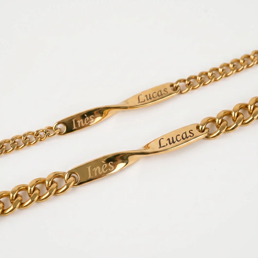 Infinite Love™ personalized bracelet set