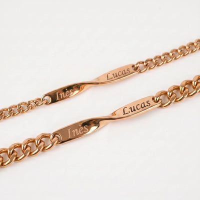 Infinite Love™ personalized bracelet set