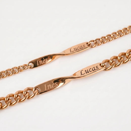 Infinite Love™ personalized bracelet set