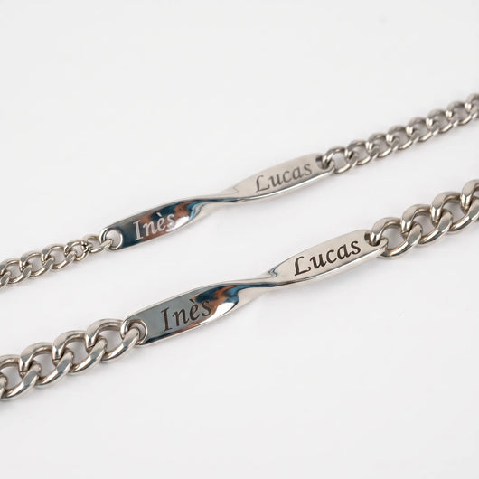 Infinite Love™ personalized bracelet set