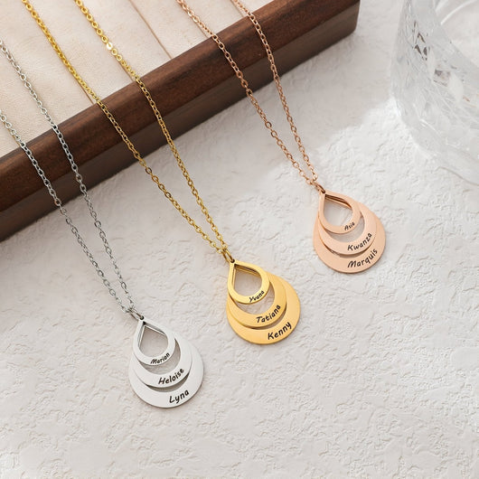 Eternal Drops™ – Personalized Teardrop Necklace