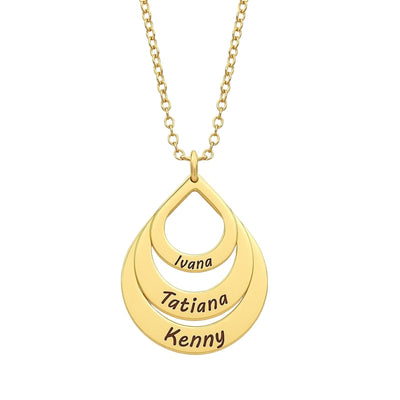 Eternal Drops™ – Personalized Teardrop Necklace