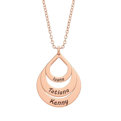 Eternal Drops™ – Personalized Teardrop Necklace